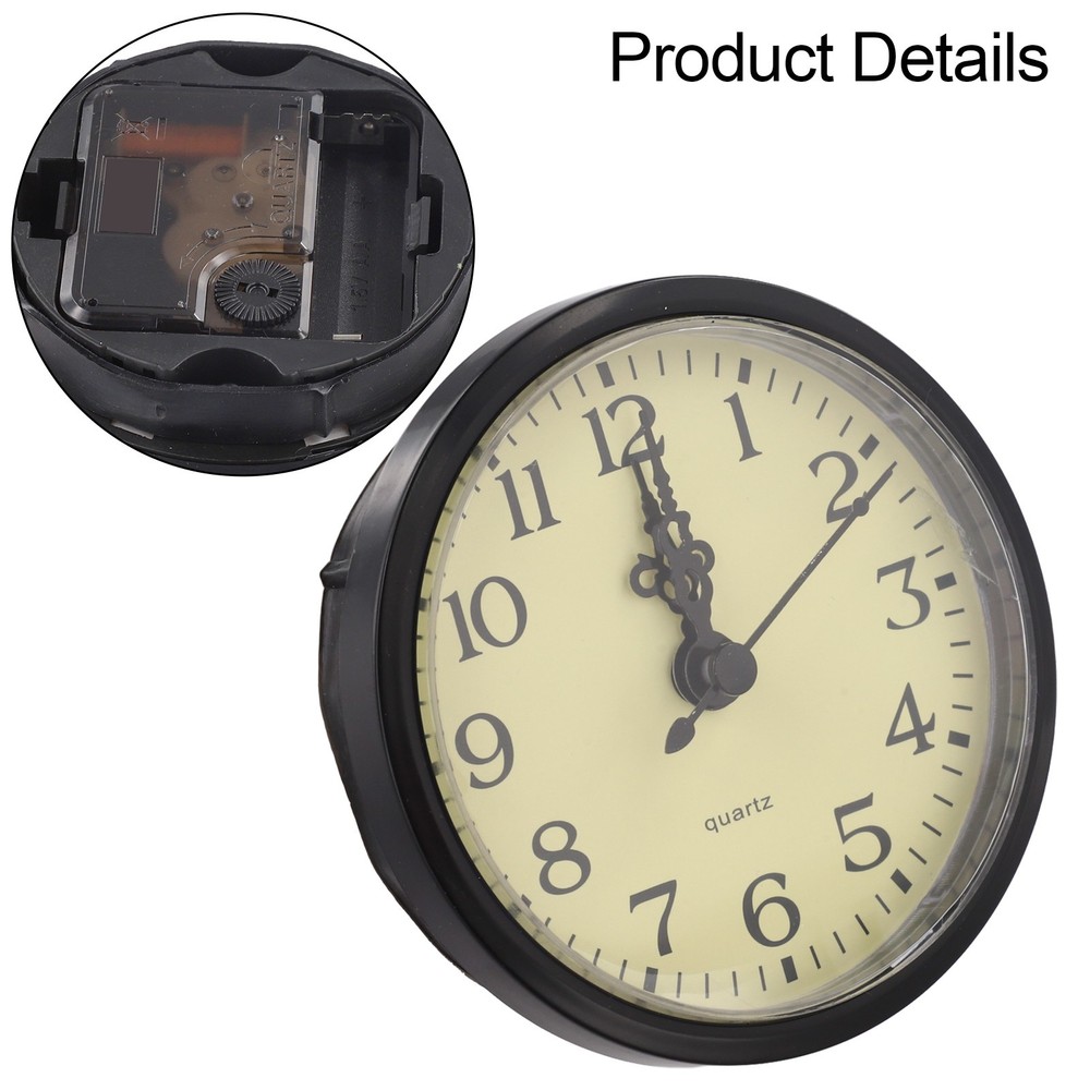 Efficient Quartz Clock Movement Insert for Crafting and DIY Clock Replacement