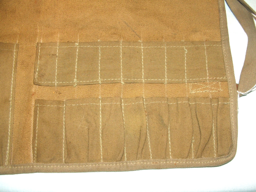 WWII (?) Tool Roll, Canvas, No Markings.