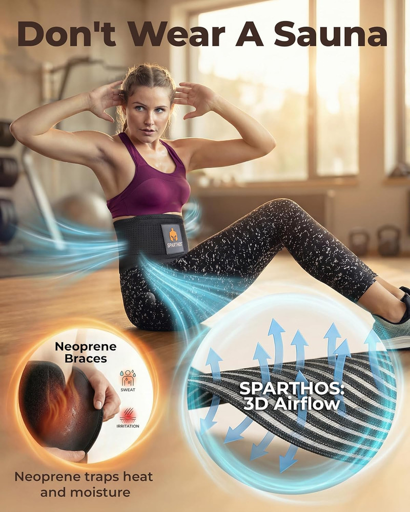 Sparthos Back Brace for Lower Back Pain - Immediate Relief from Sciatica, Hernia
