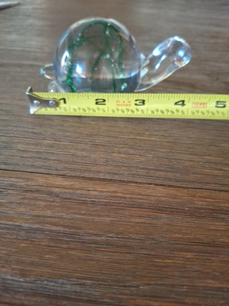 Art Glass Turtle Figurine