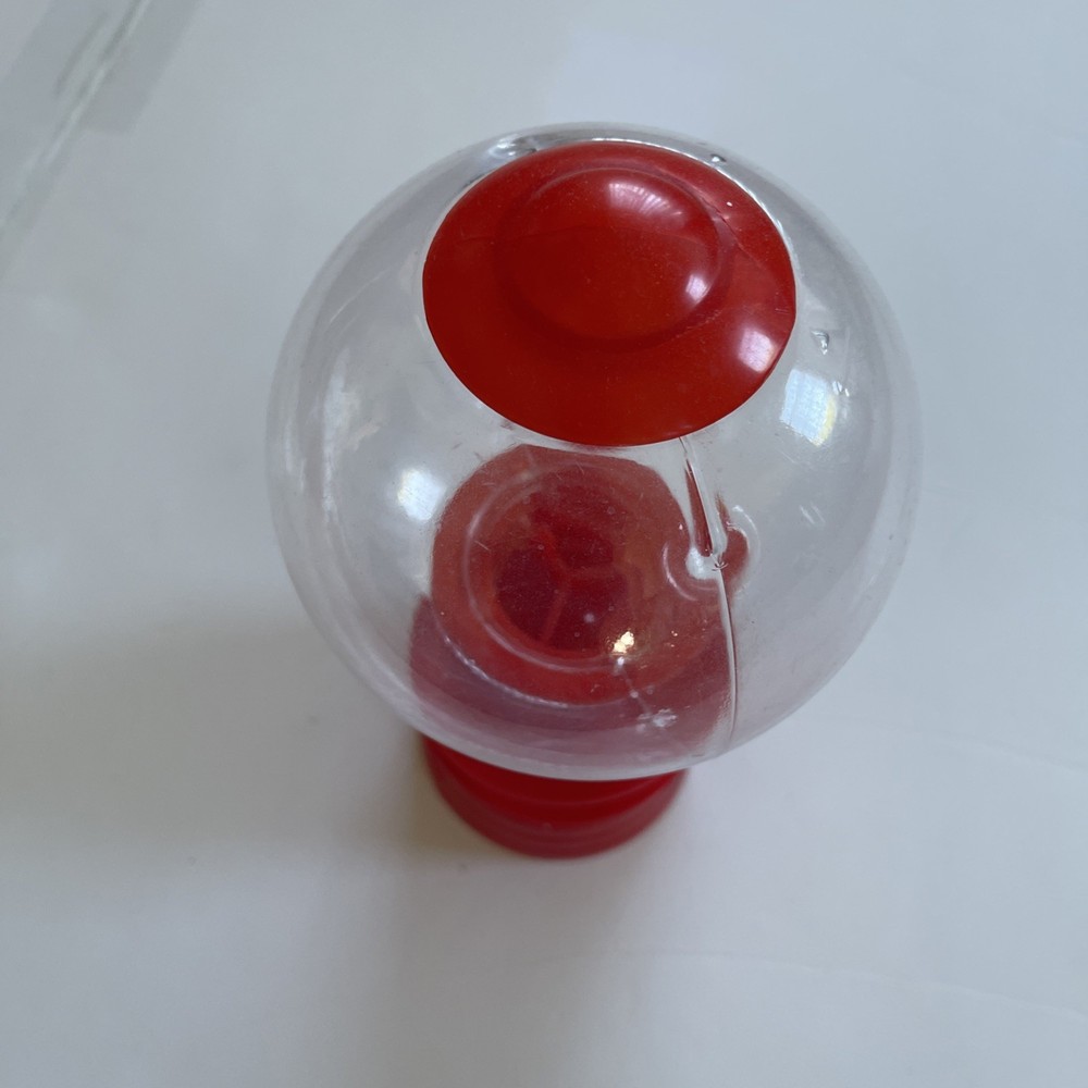 Chuck E Cheese Red Plastic Candy Gumball Machine