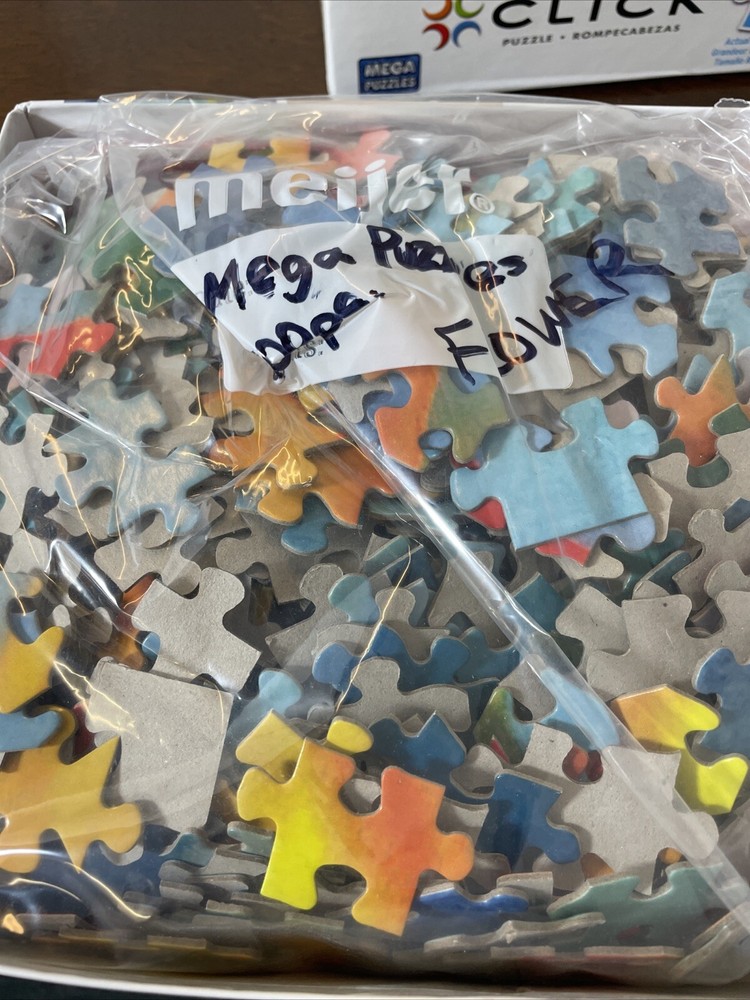 MEGA Click 500 PC puzzle Mega FLOWERS Complete