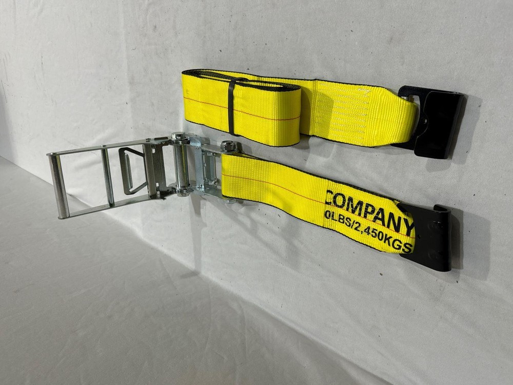 4"X30' Ratchet Strap with Flat Hook 4 Pack