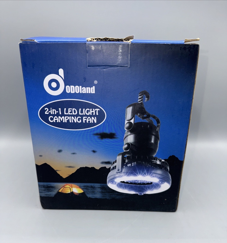 Portable LED Camping Lantern with Ceiling Fan