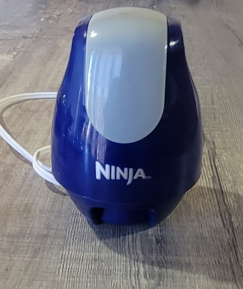 Ninja Storm Master Prep Pro 450W Blender & Food Processor System Lids Blue EUC