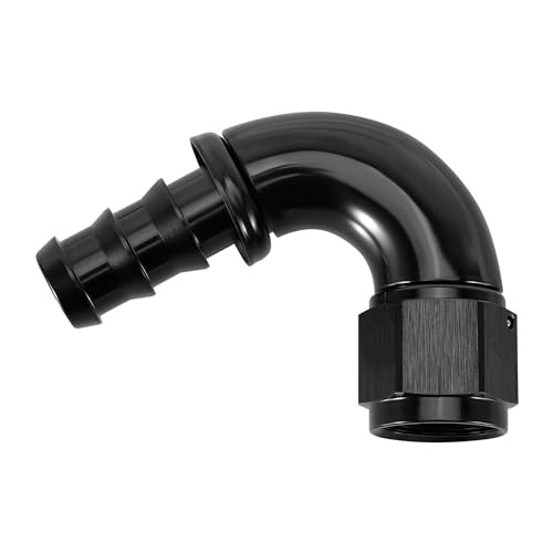 Push Lock Fitting One Piece Full Flow Hose End 10AN 120 Degree