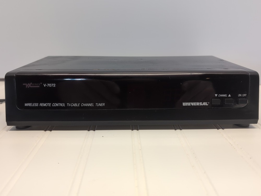 Universal V-7072 Wireless Remote Control TV-Cable Channel Tuner