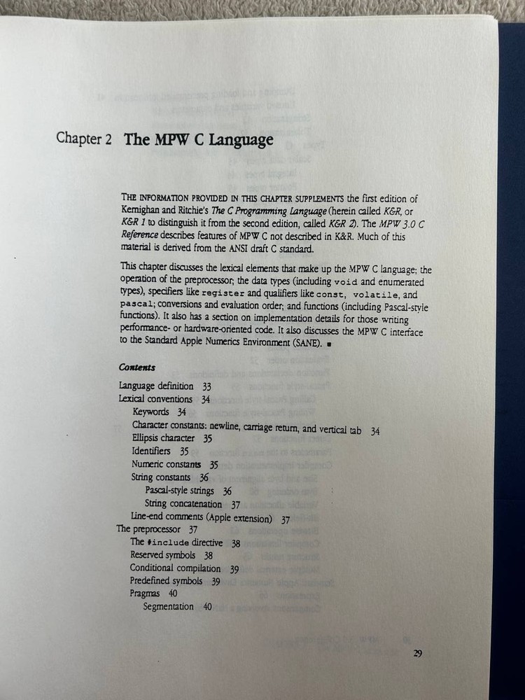 Vintage Apple 1990 C++ Annotated Reference Manual Draft by Bjarne Stroustrup