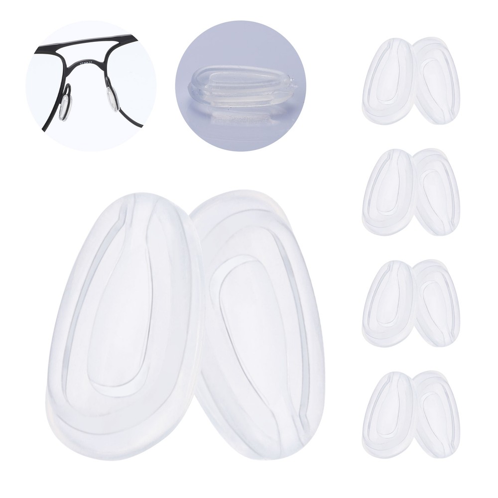 Silicone Replacement Crystal Clear Nose Piece For-Arnette Dean