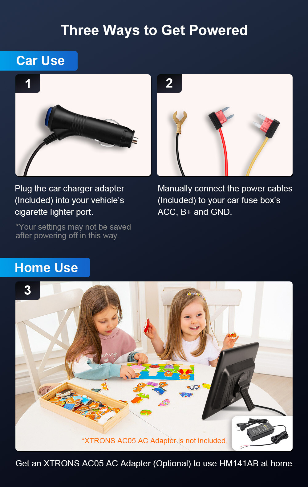 14" Android 64GB QHD Screen Car TV Backseat Headrest Monitor 4K WiFi +Headphones