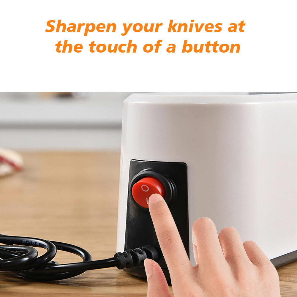 Electric Knife Sharpener Professional Kitchen Sharpening Stone Grinder knives