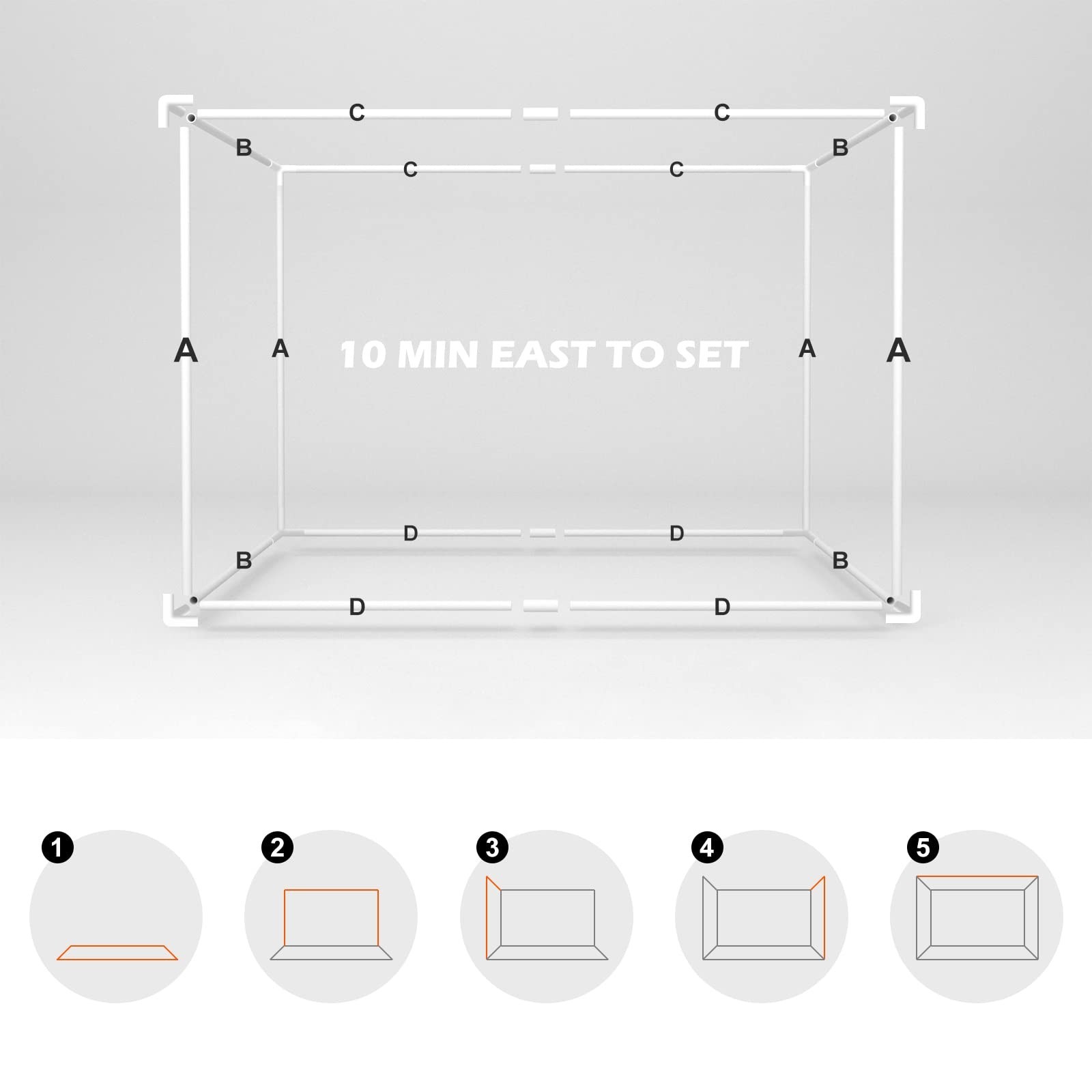 Portable Steam Sauna Tent Kit, Full Size Personal Sauna for Home Spa with Fol...