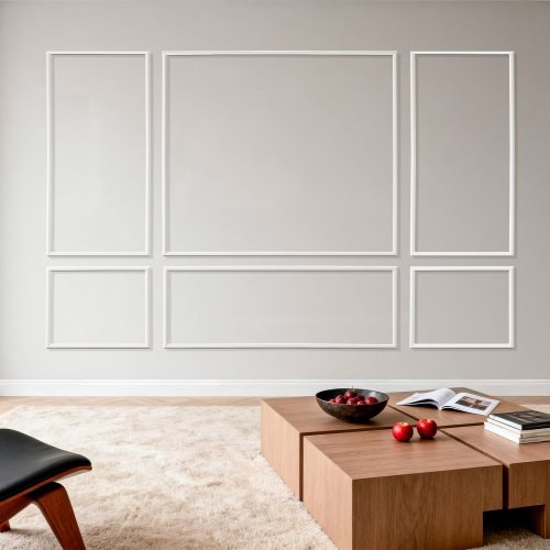 Wall Molding 3 Pack, Wainscoting Panels Kit, Lightweight Paintable Polystyre...