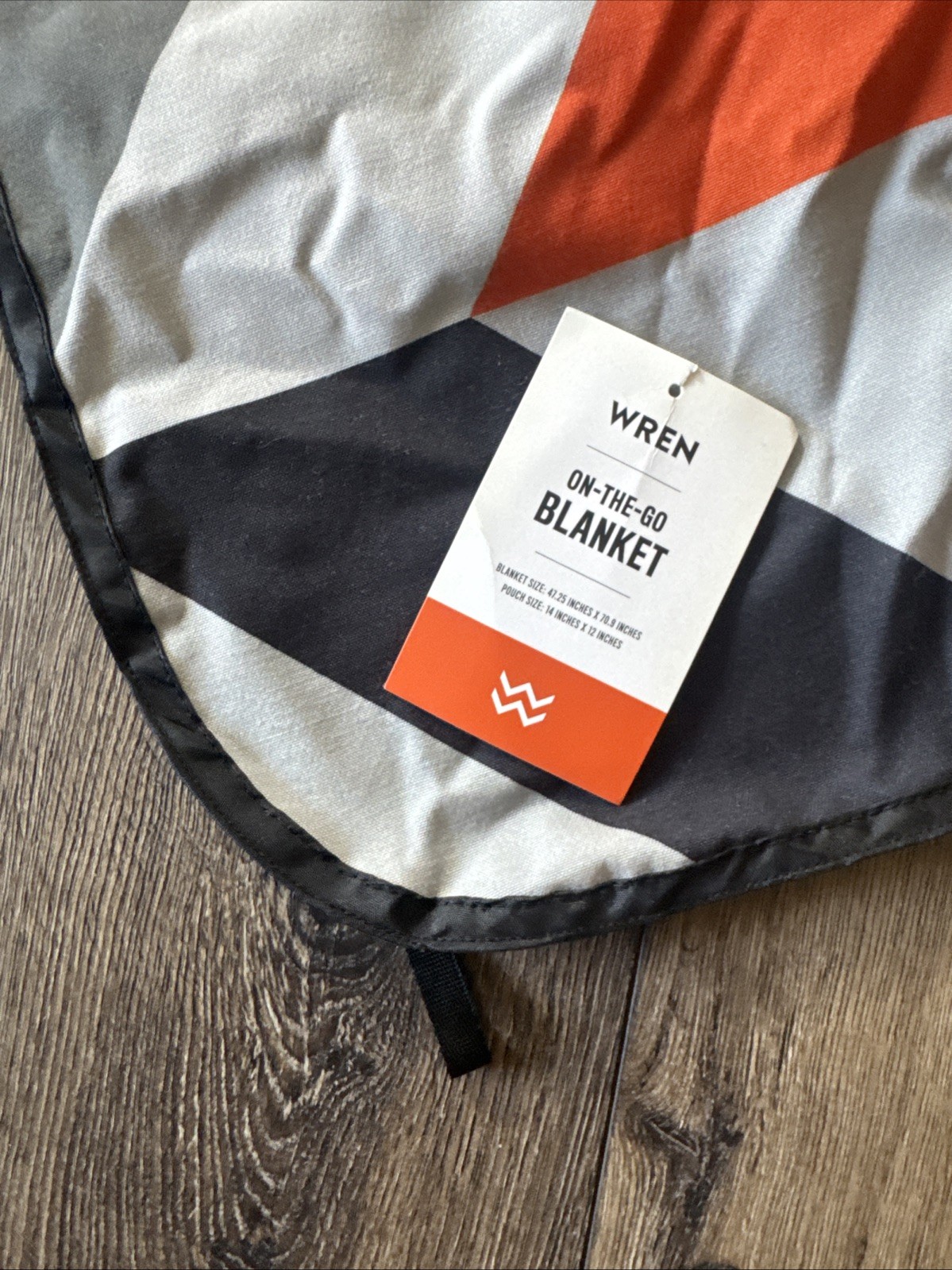 Wren On The Go Packable Washable Blanket Hiking Backpacking Car Camping