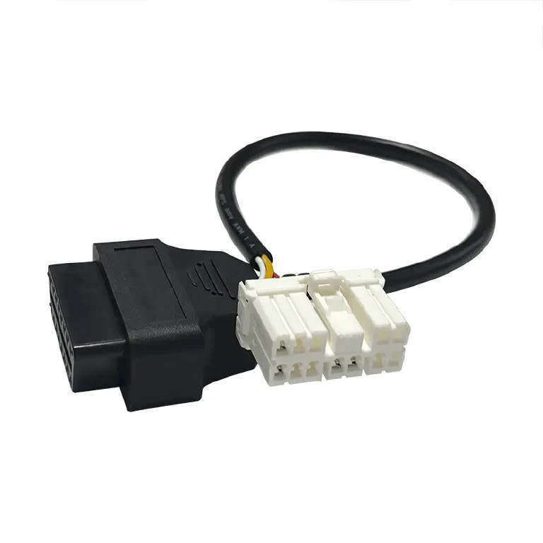 OBD2 Adaptor 12Pin Programming Connector Plug Cable for 12-2015 Tesla Model S,X