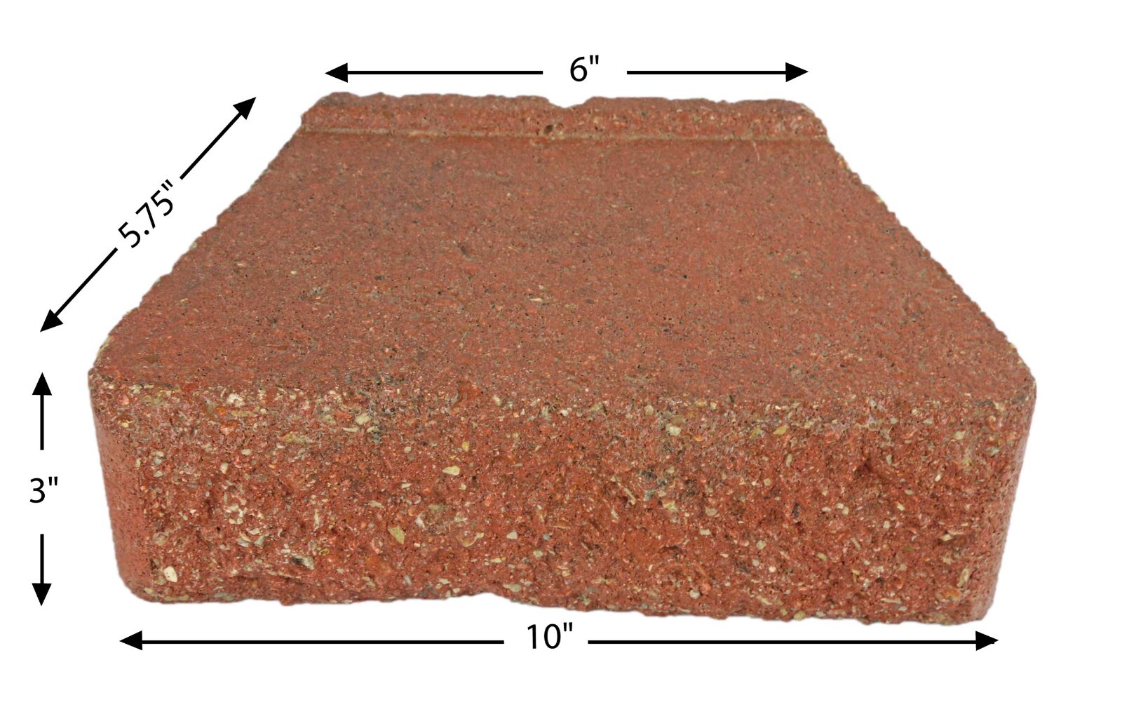 Rubber Mold for Concrete, Retaining Wall Block Mold, Creates Two 10" Blocks