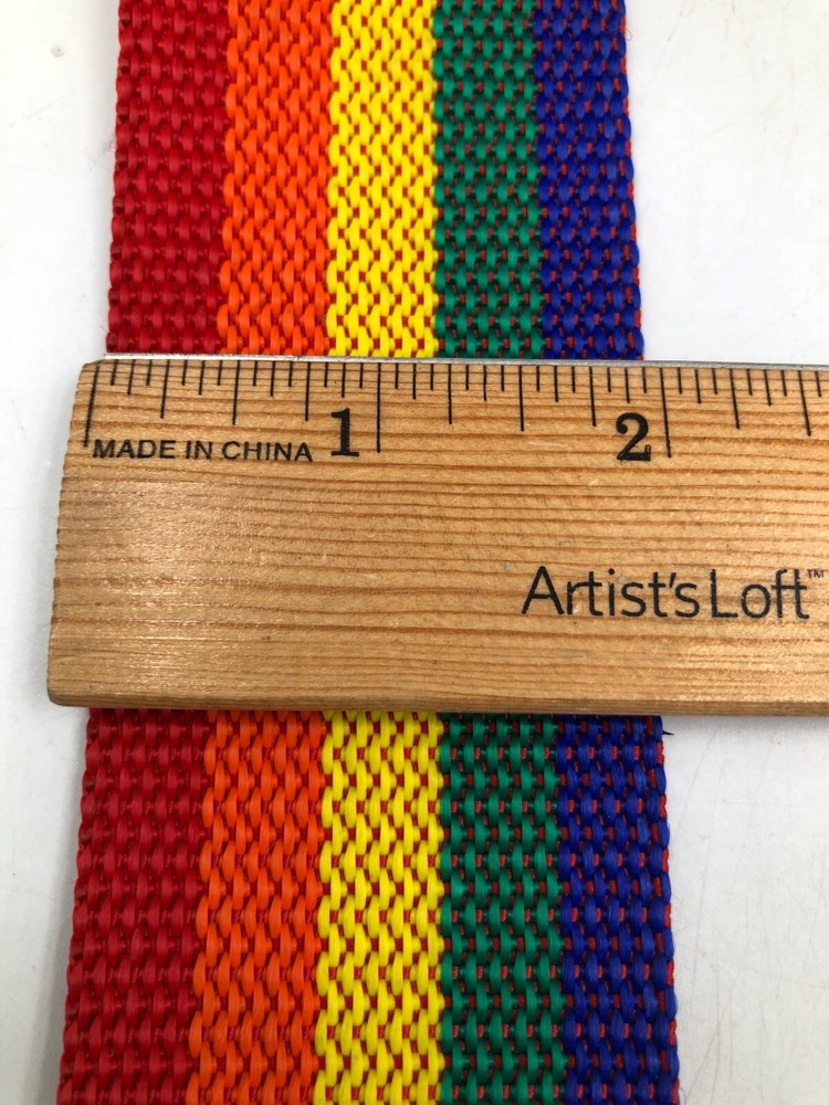 Rainbow Travel Luggage Suitcase Baggage Bag Backpack Strap Metal 72” ~ Pride ~