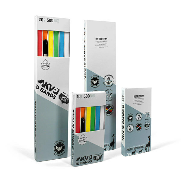KVP ID Bands 10" [Multicolor] (500 count)