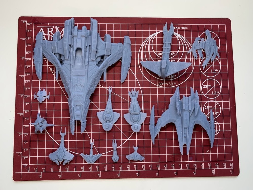 Dominion Jem'Hadar Attack Ship Class Miniature