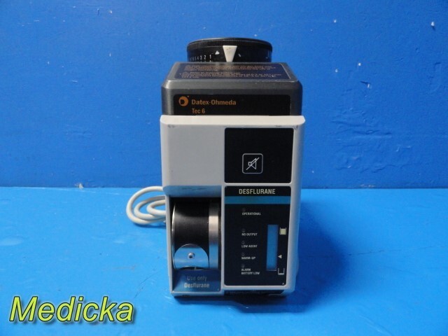 Datex Ohmeda Model Tec 6 Desflurane Anesthesia Vaporizer, EMPTY ~ 32959