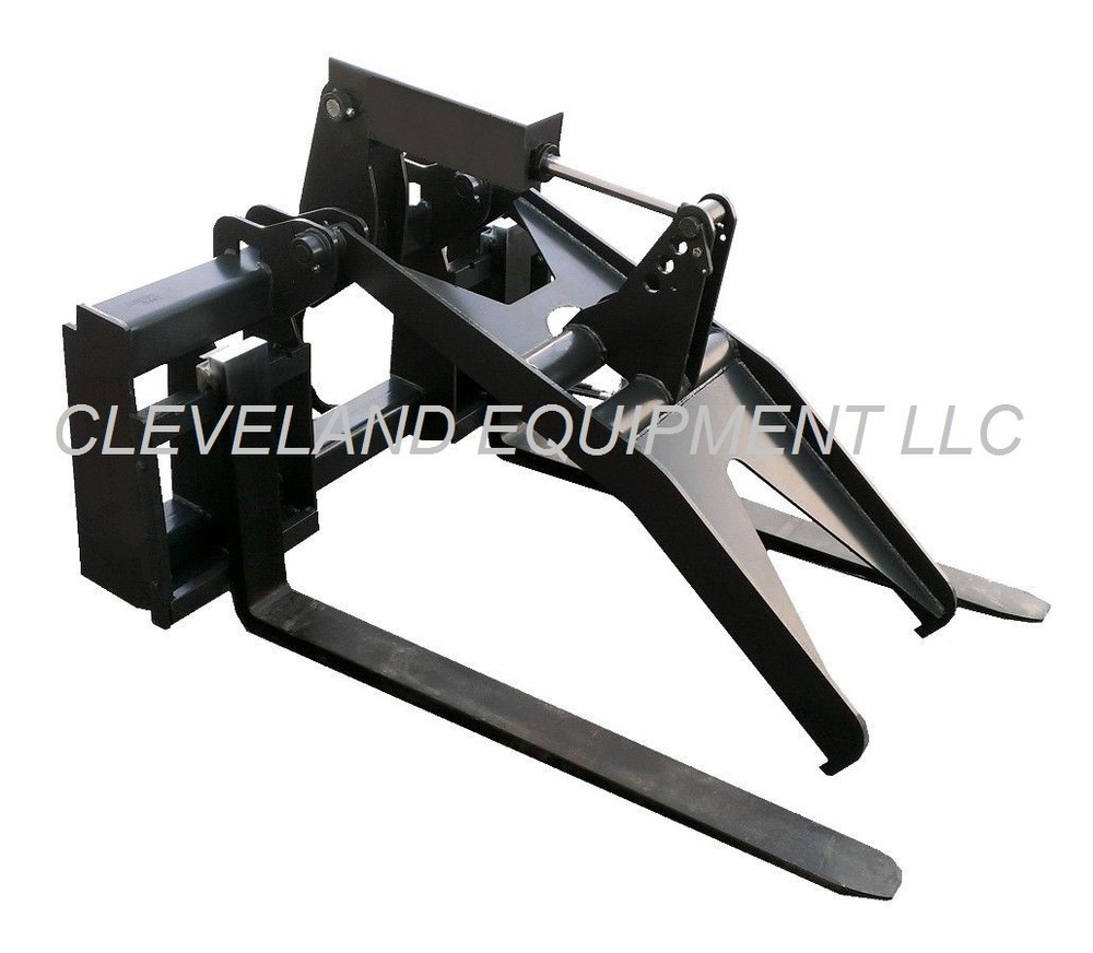 NEW HD FORK GRAPPLE ATTACHMENT skid steer loader tractor bucket rake root clamp