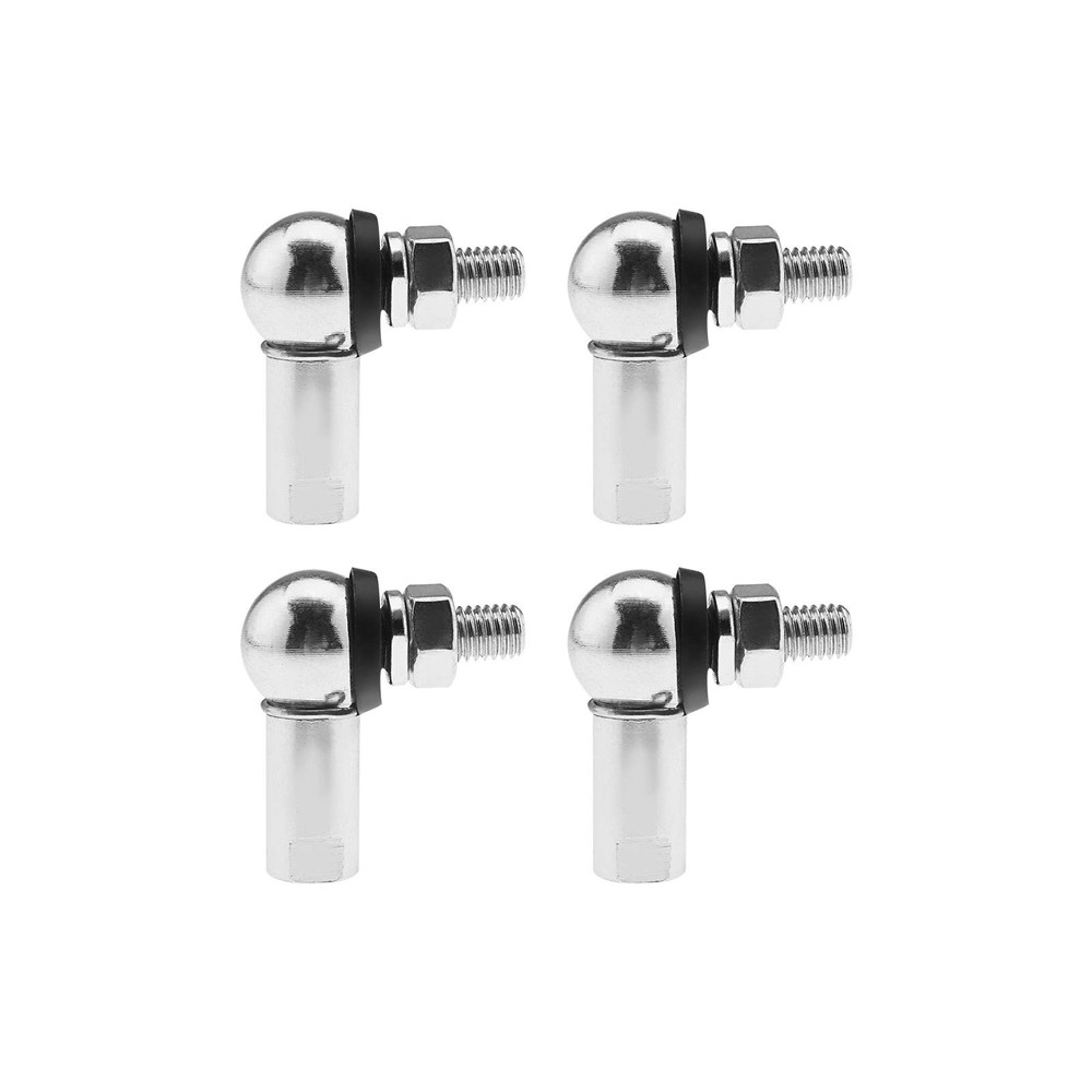 Micro Traders 4Pcs Angle Linkage Ball Joint Kit, with Spring Clip Dust Seal C...