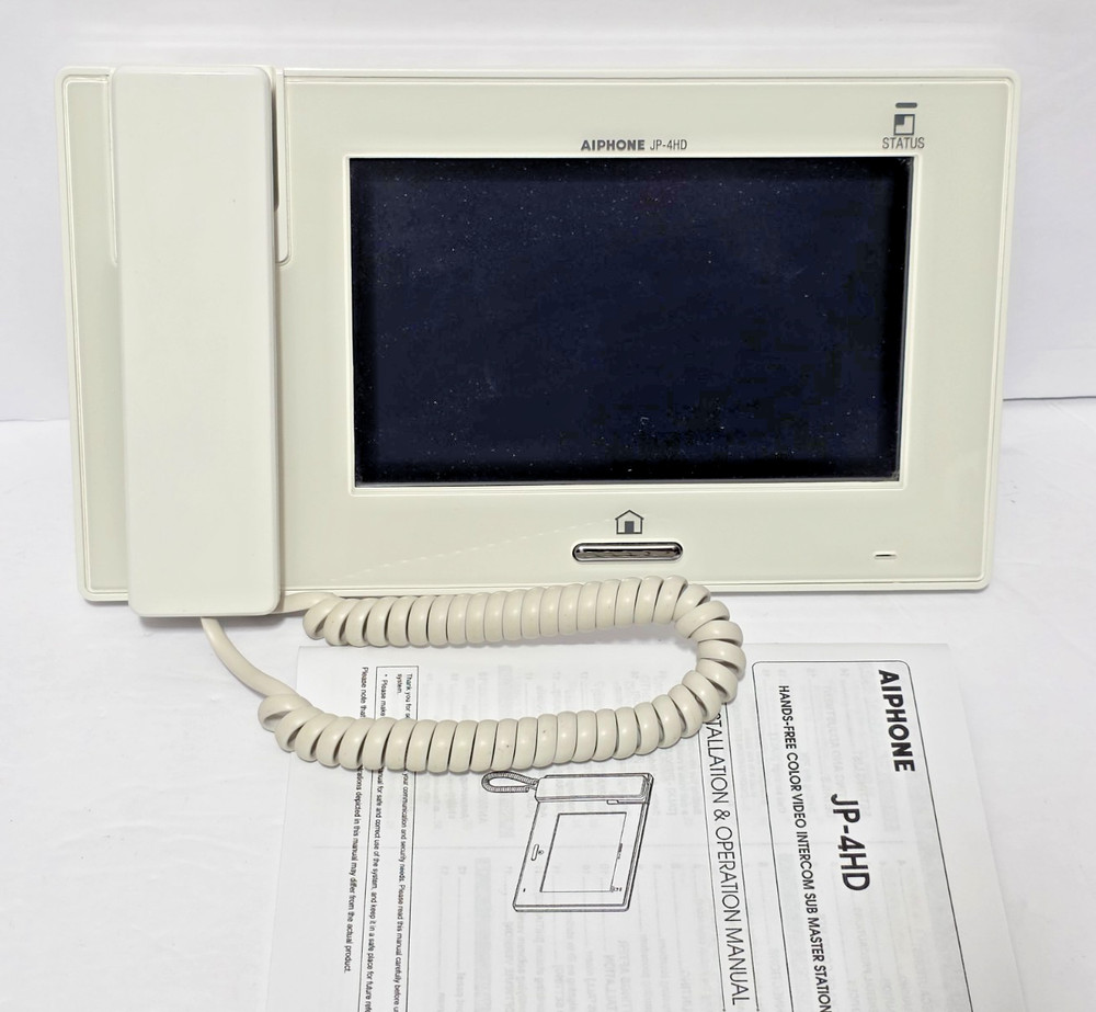 Aiphone JP-4HD 7" Video Sub Station with LCD Touchscreen