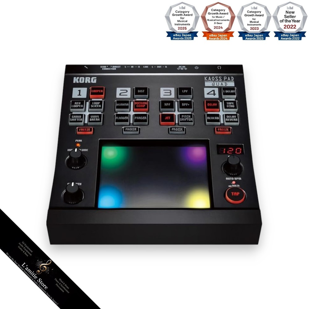 KORG Kaoss Pad Quad KP-QUAD DJ Effects Processor Touchpad Sampler KPQUAD Japan