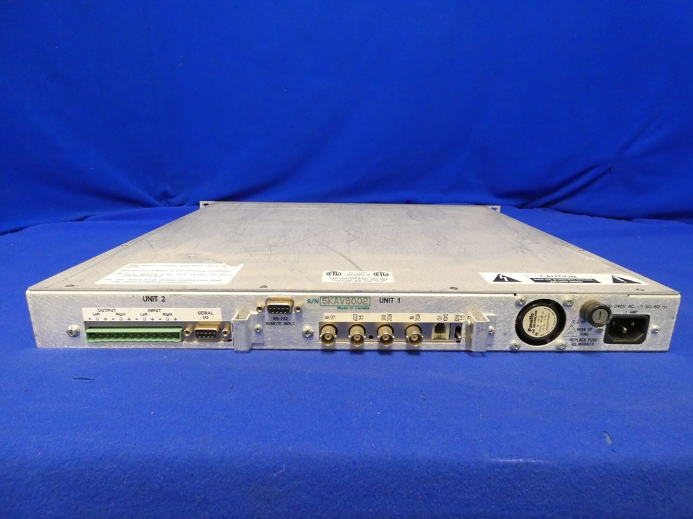 DPS MicroSYNC AVS-2400/AVS-2410 Stereo Audio/Analog Video Synchronizer System