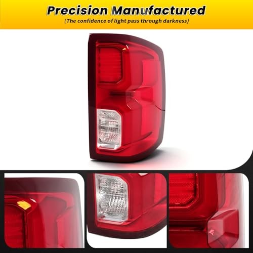 Tail Light Assembly Compatible with 2016-2018 Silverado 1500 Rear Brake Right