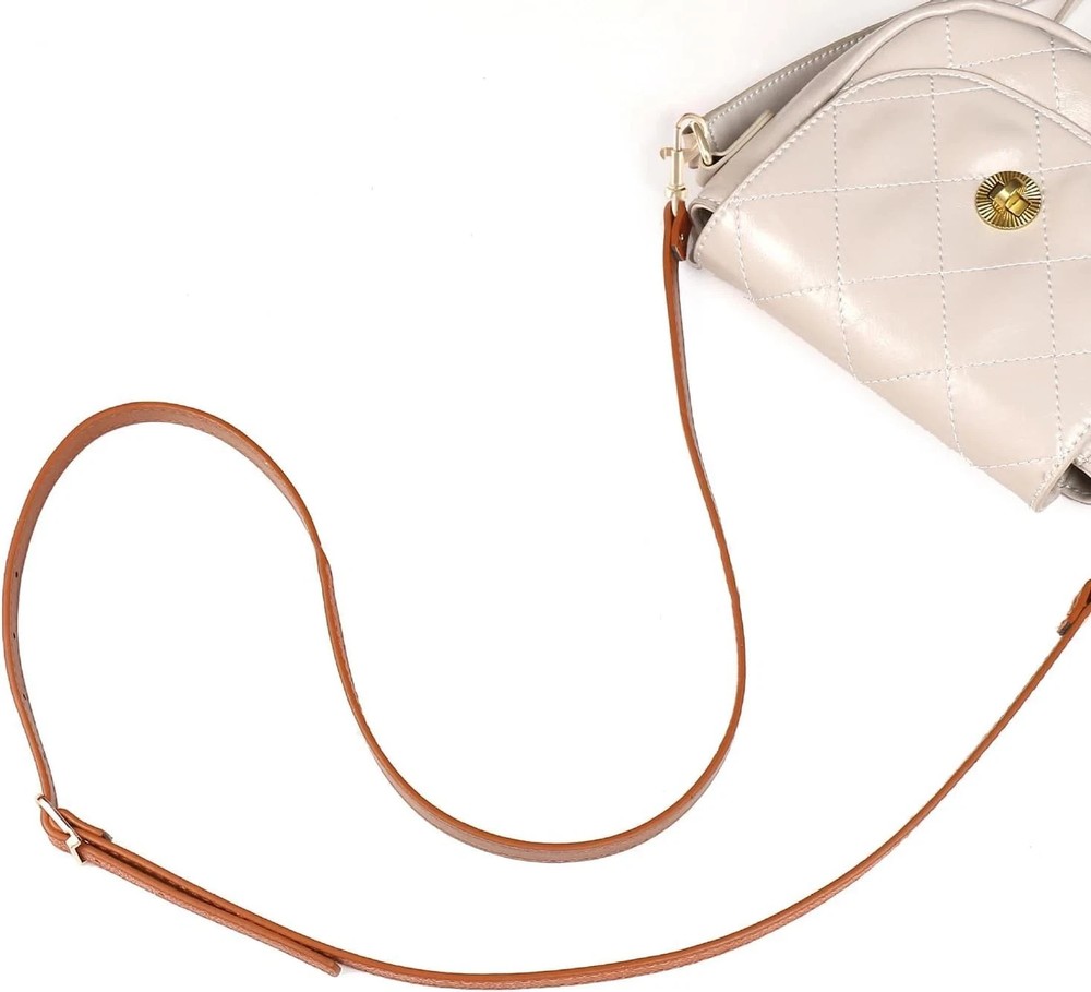 Leather Purse Strap Replacement Black Leather Crossbody Strap Adjustable