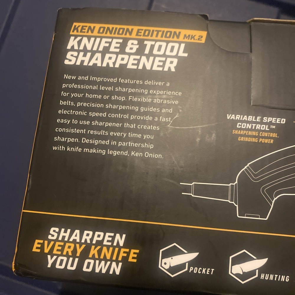 New In Box Work Sharp Ken Onion Edition WSKTS-K02 MK.2 Knife & Tool Sharpener