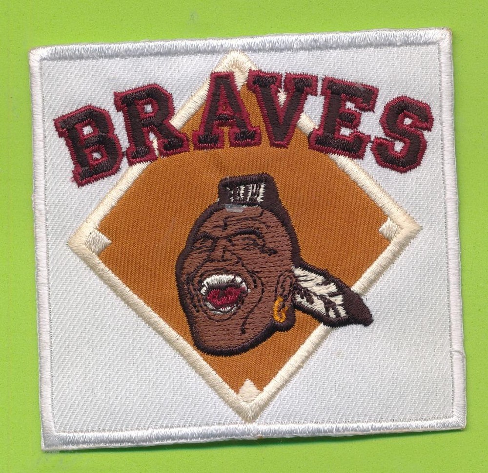 Vintage Embroidered Patch - Milwaukee Braves  Iron On