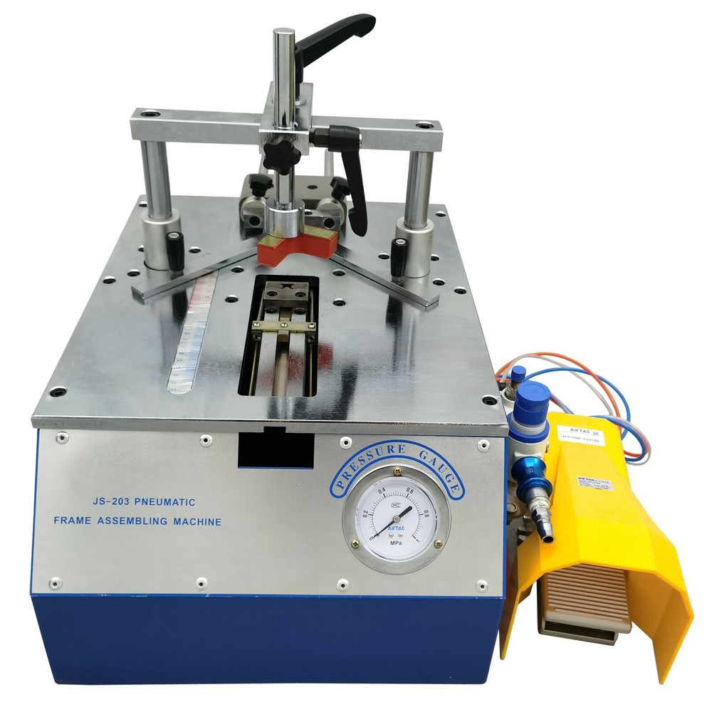 Desktop Pneumatic Picture Frame Nail Angle Machine Frame Nailing Machine