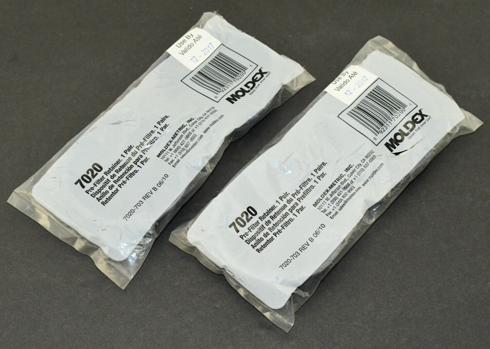 (2-Packs) - Moldex Pre-Filter Retainer, 7020 - 7000 Series