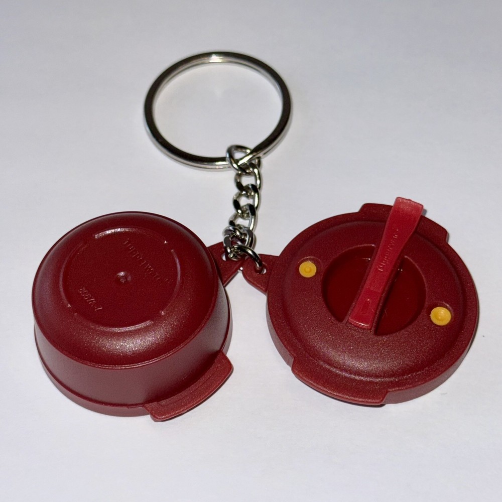 Tupperware Pressure Cooker Keychain, Pill Case, Tiny Treasure Holder, Etc. New