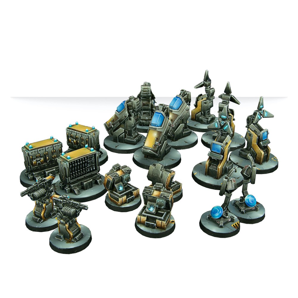 28mm ITS Objectives Pack Alpha - 18 Thermoplastic Game Elements & Supplies