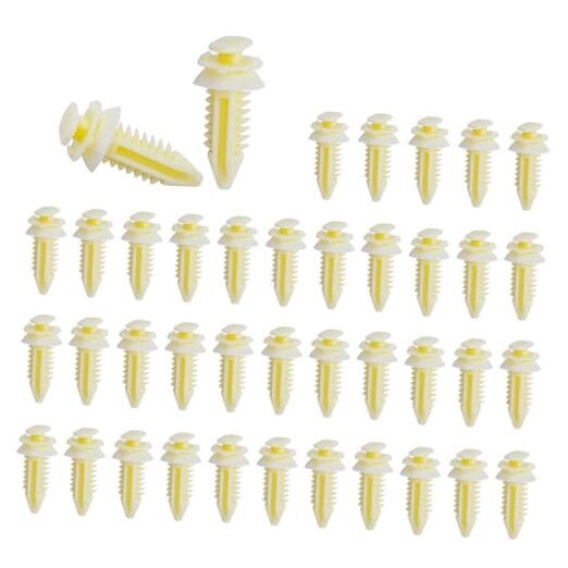 Car Door Panel Chip Retainers, Plastic Door Panel Fasteners with 40 PCS