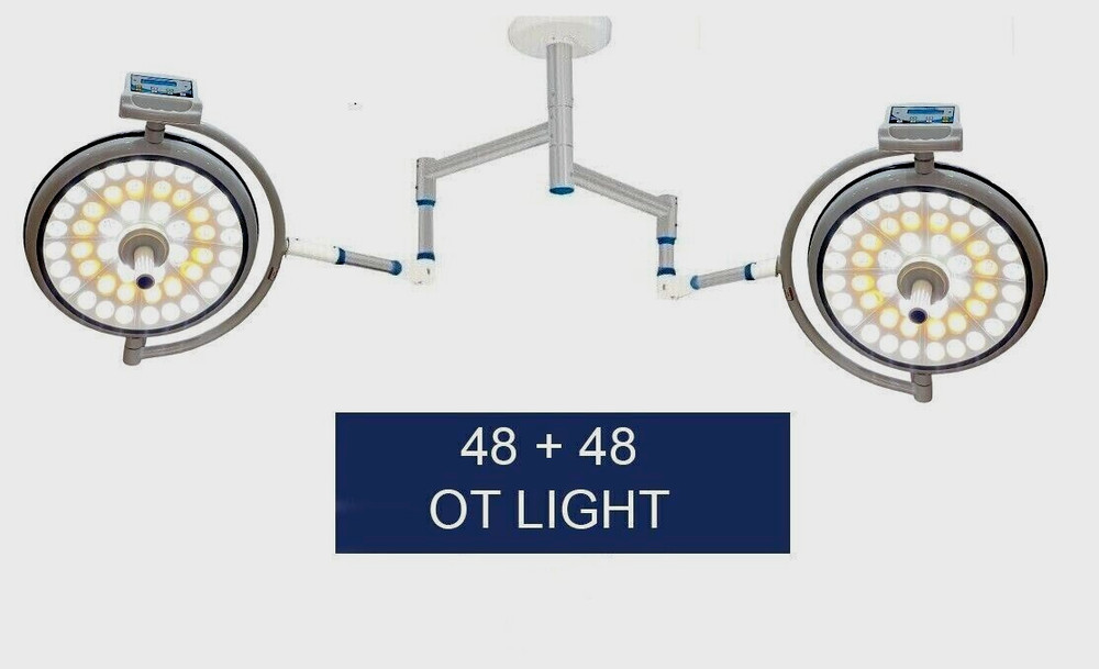 Advanced Surgical LED OT Light Operation Theater Double Dome Ceiling Lamp