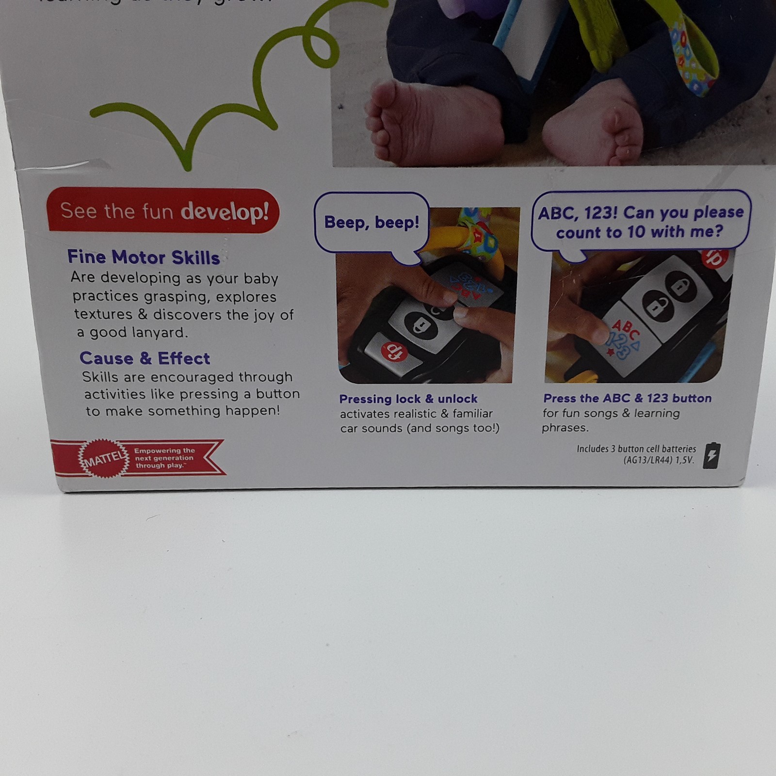 Mattel Fisher-Price Laugh & Learn Play & Go Activity Keys Baby and Toddler Toy