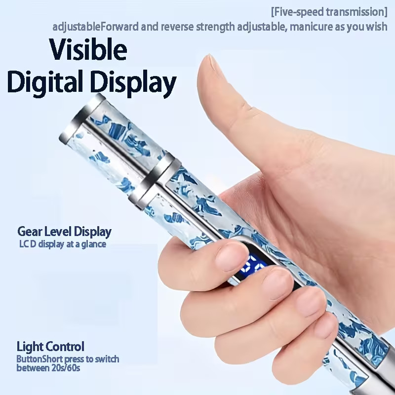 Electric Nail Grinder Drill Set. Manicure Tool Set.