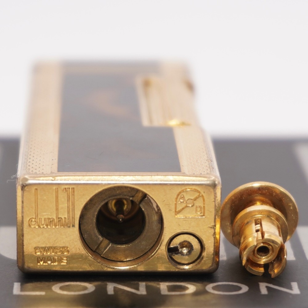 Dunhill Lighter Brown Shell-Ultrasonically cleaned_Working