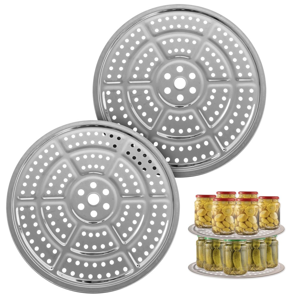 IMPRESA Stainless Steel Canning Rack - Stackable Design & 11,