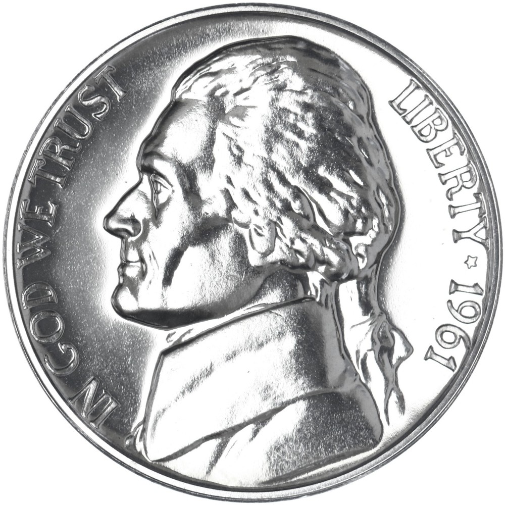 1961 (P) Jefferson Nickel Gem Proof