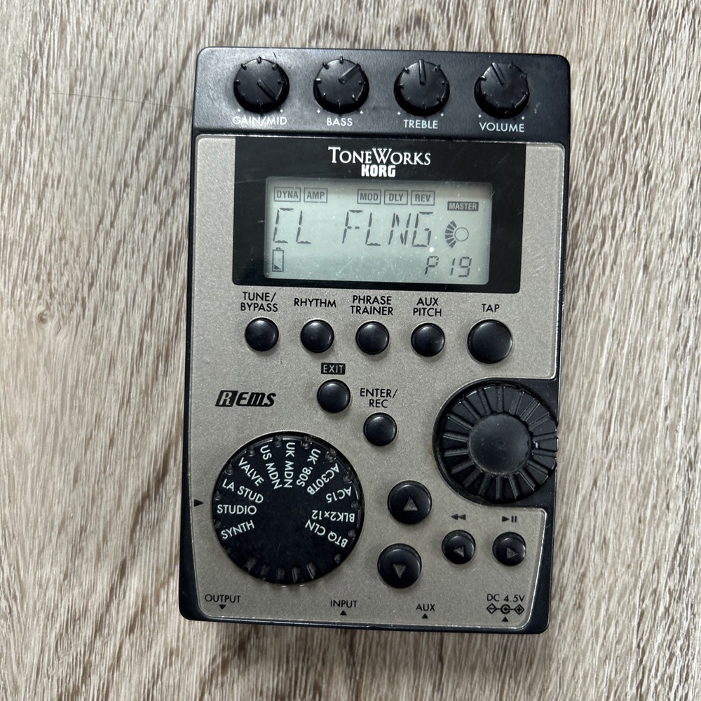 Korg ToneWorks Pandora PX4D Guitar Bass Multi Effects Processor Tested Works