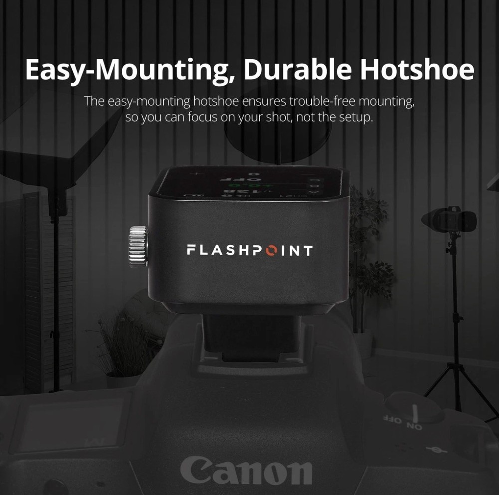 Flashpoint R2 Nano Touchscreen TTL Wireless Flash Trigger for Canon