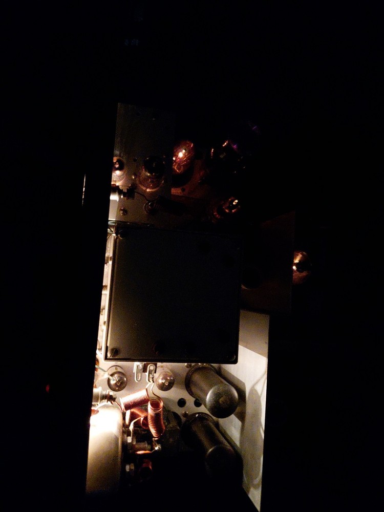 Johnson Viking Ranger Tube Transmitter Powers On Tubes Light Meter Works