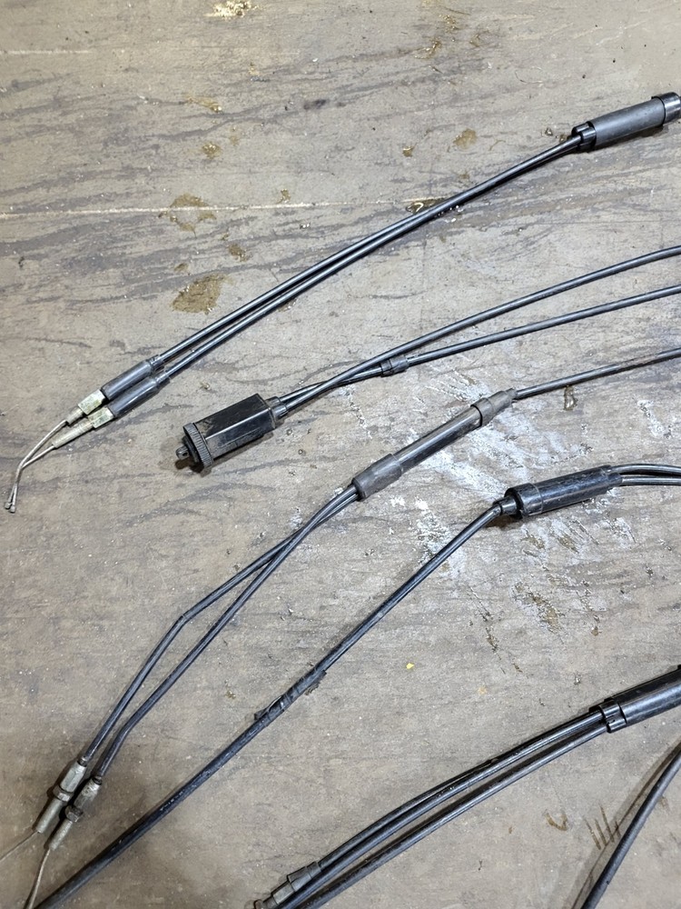 Vintage Snowmobile Throttle Choke Cable Assortment
