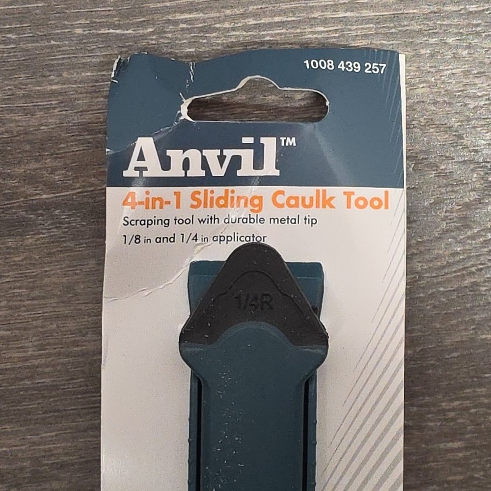 Anvil 4-in-1 Sliding Caulk Tool, 4 Pack