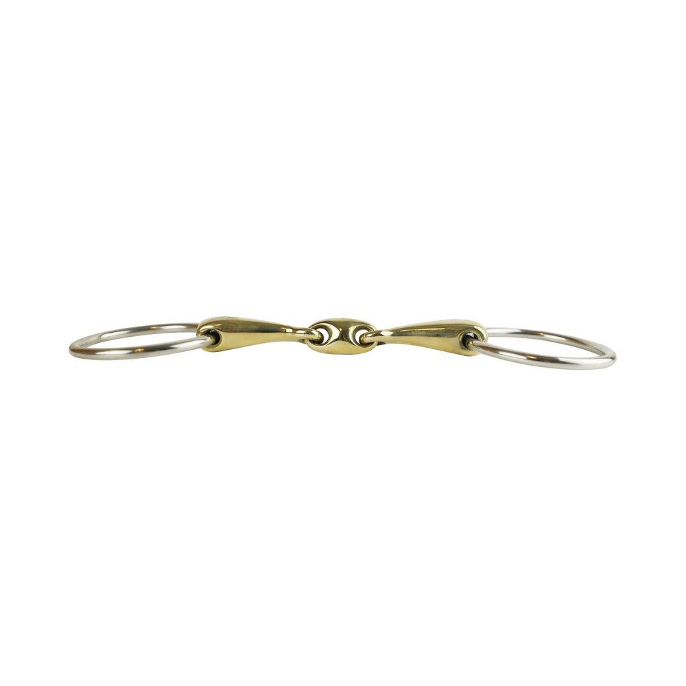 AK Loose Ring Lozenge with Angled Shape in German Silver
